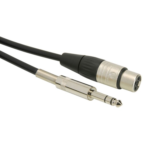 Main product image for Talent PCXF10 Patch Cable XLR Female to 1/4" TRS Mal 240-933